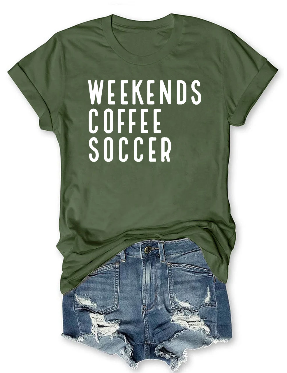 Weekend Coffee Football T-shirt
