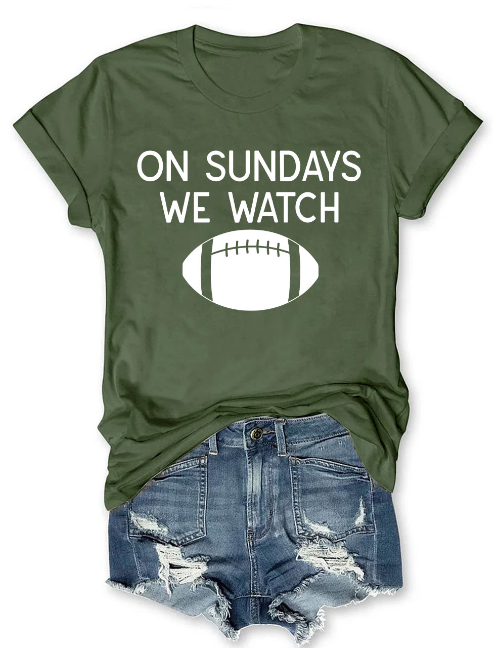On Sundays We Watch Football T-Shirt