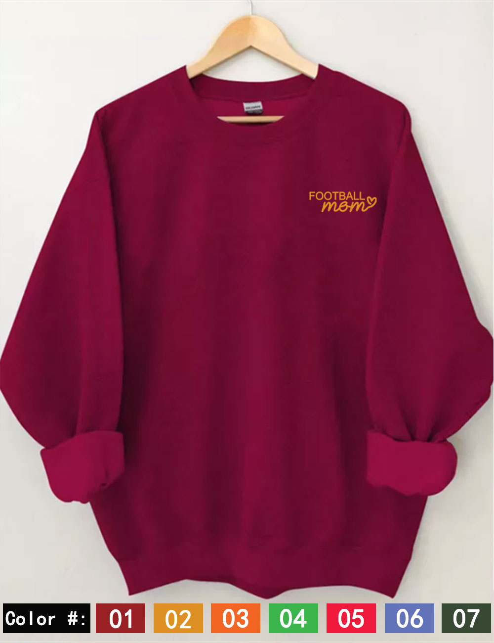 Custom Football Mom Sweatshirt