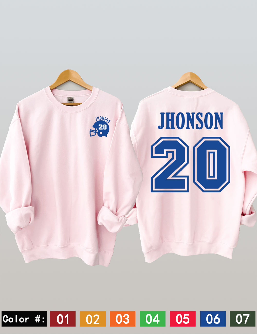 Custom Football Sweatshirt
