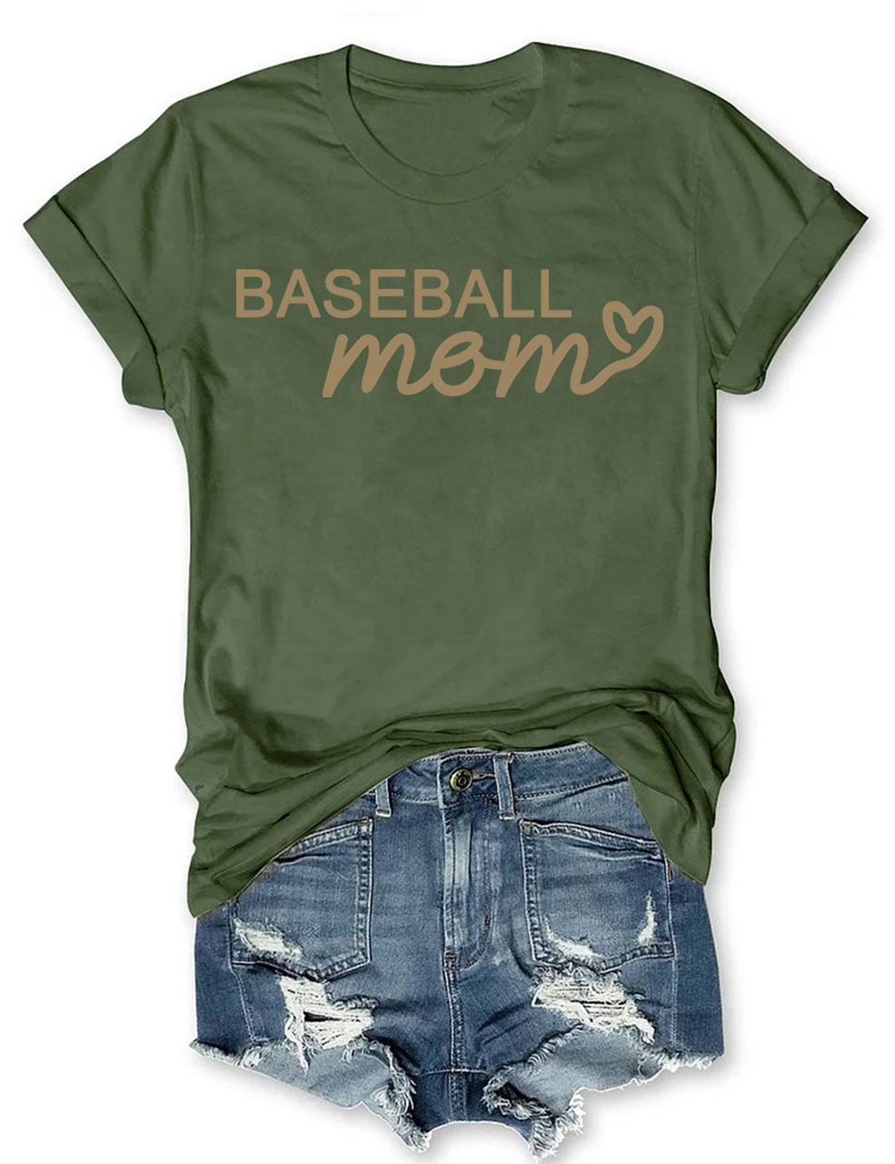 Baseball Mom Customized T-shirt