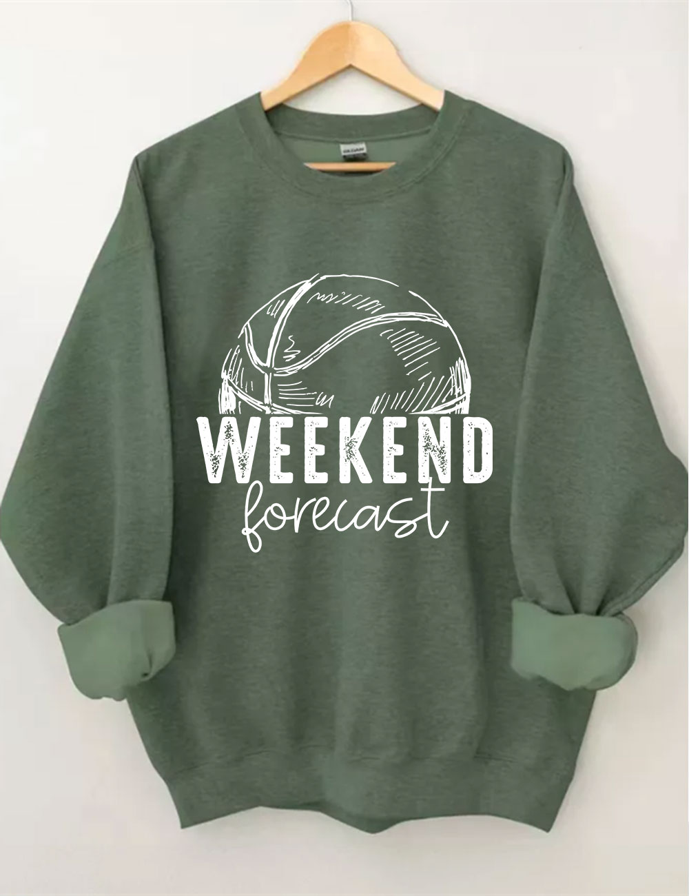Weekend Forecast Basketball Sweatshirt
