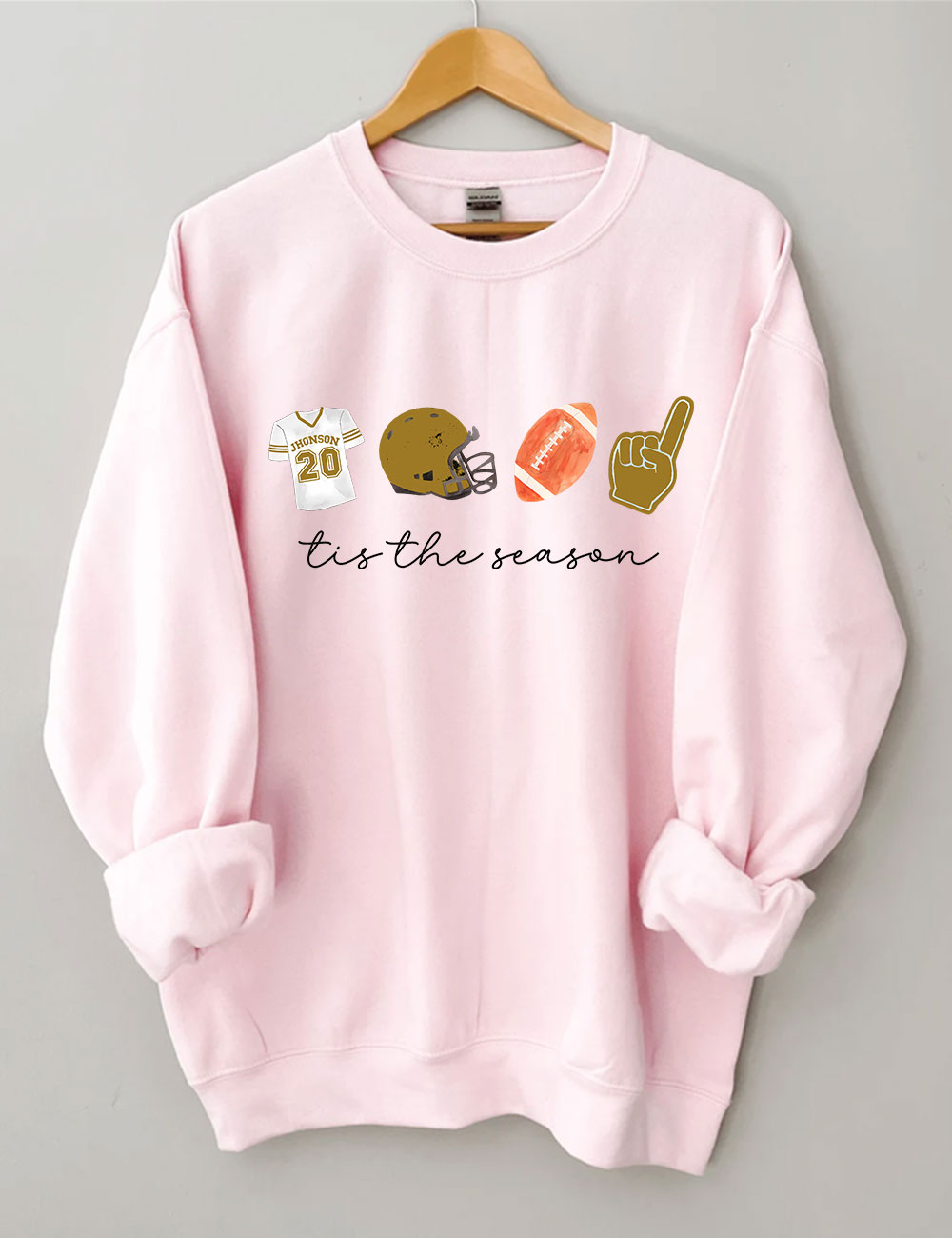Custom Football Tis the Season Sweatshirt