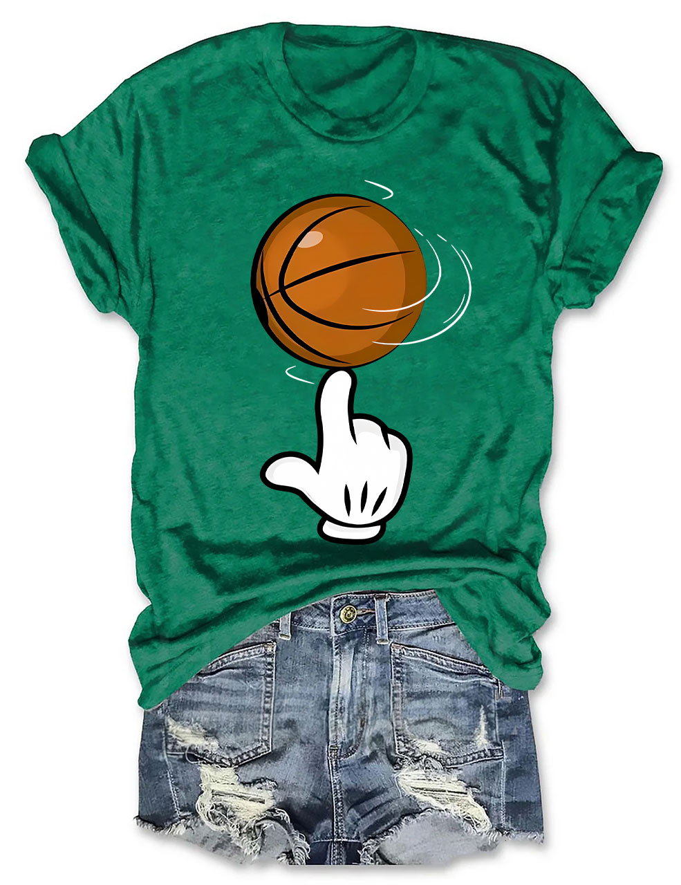 Basketball Finger T-shirt