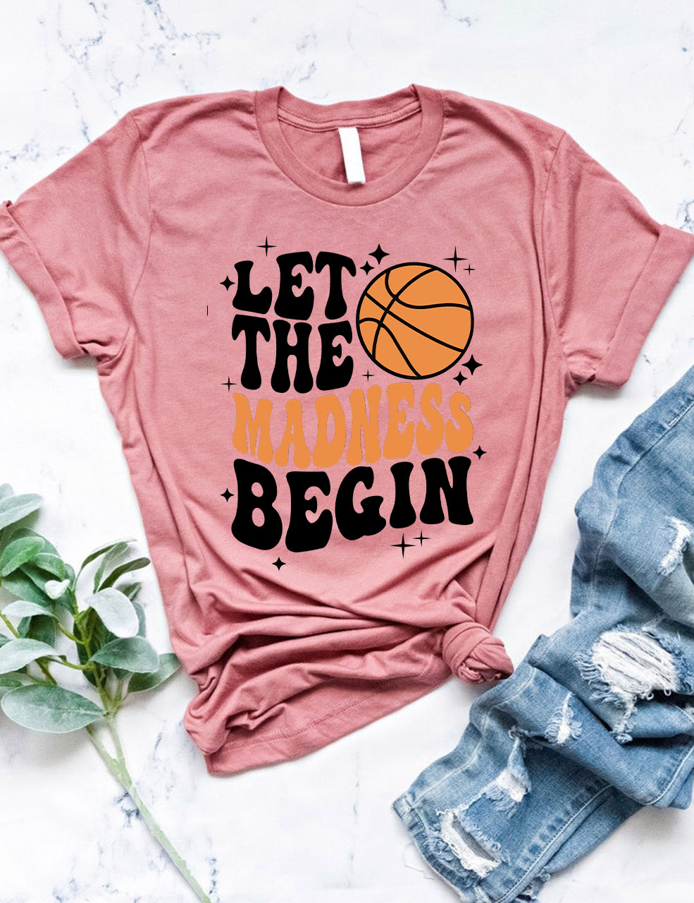 Let The Madness Begin Basketball T-shirt