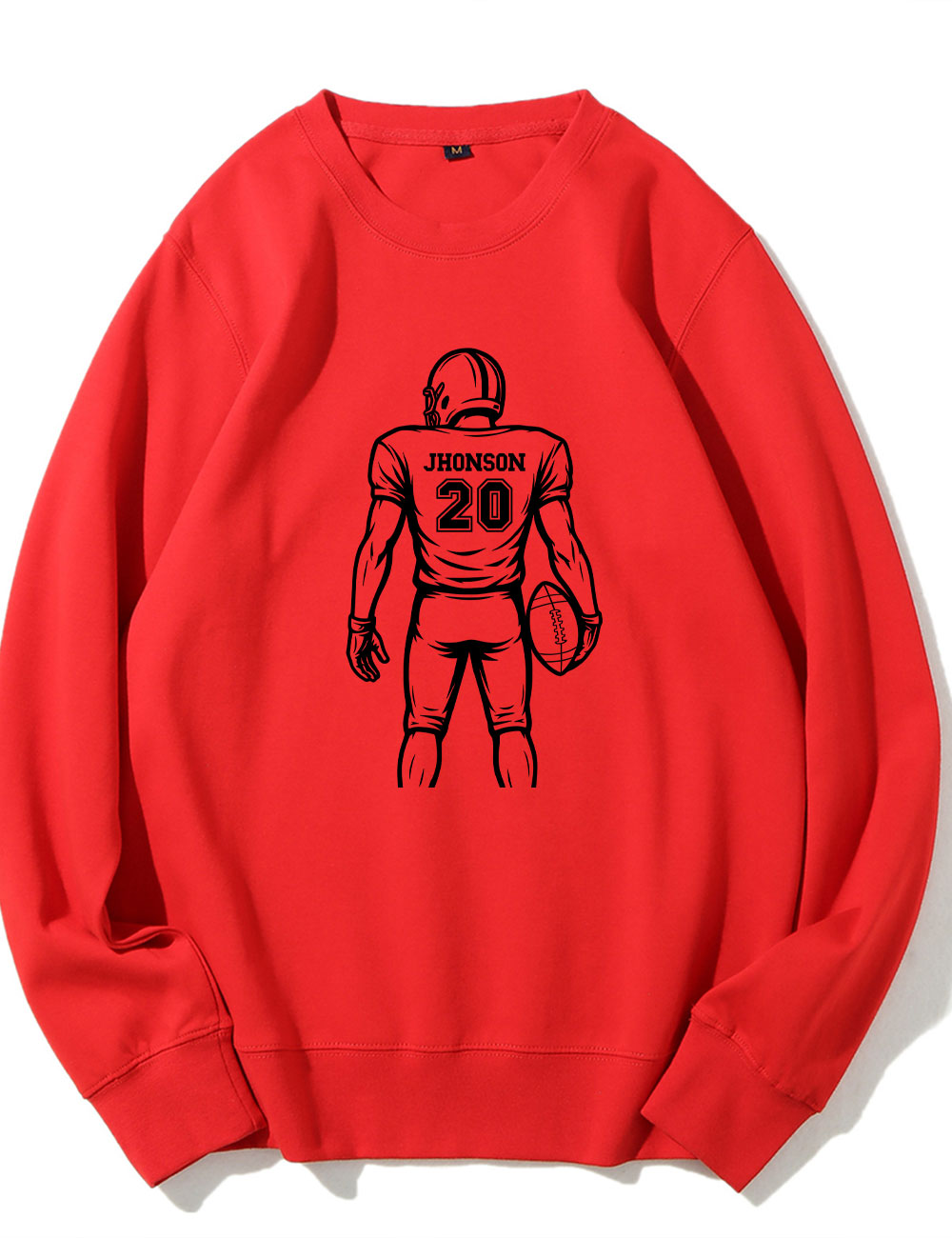 Custom Football Player Sweatshirt