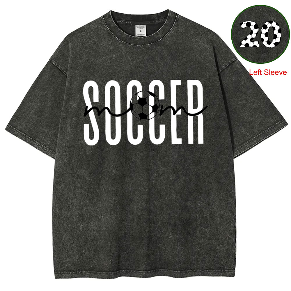 Soccer Mom Custom Sleeve T-shirt