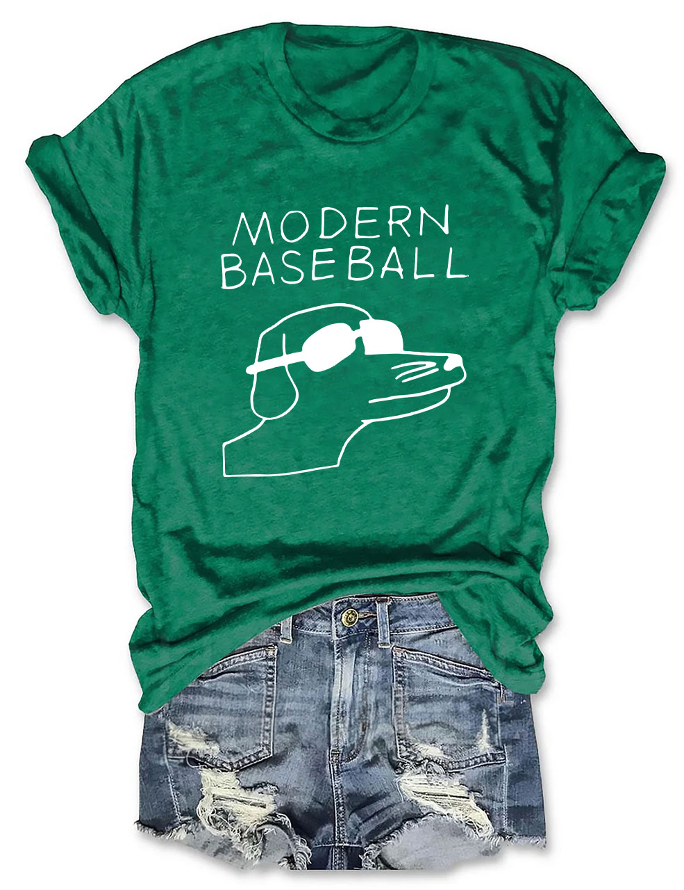 Dog-Themed Baseball Player Funny T-Shirt
