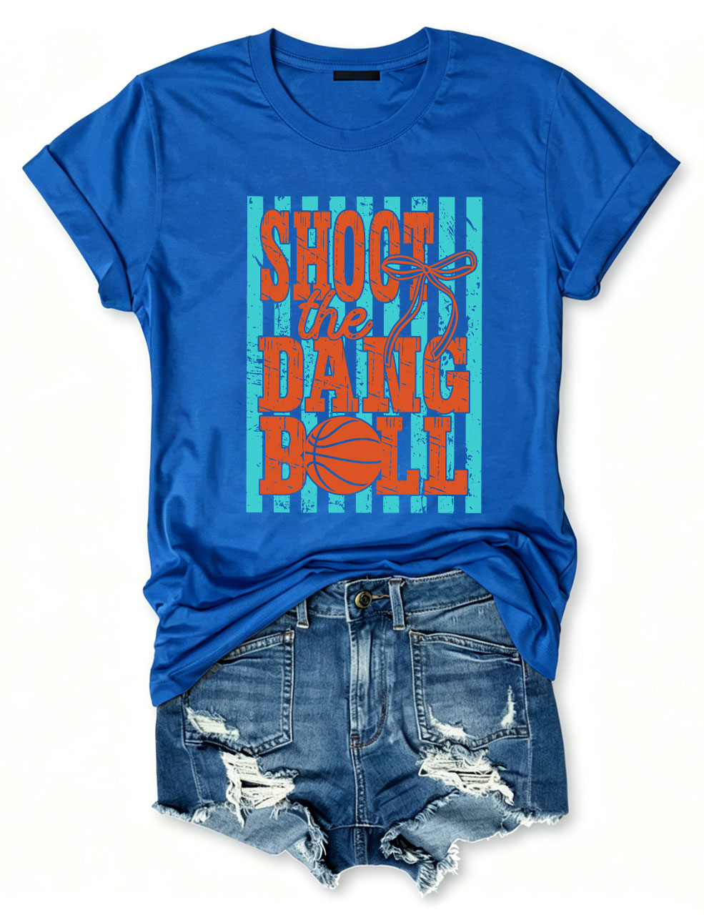 Shoot The Dang Ball Funny Basketball T-Shirt