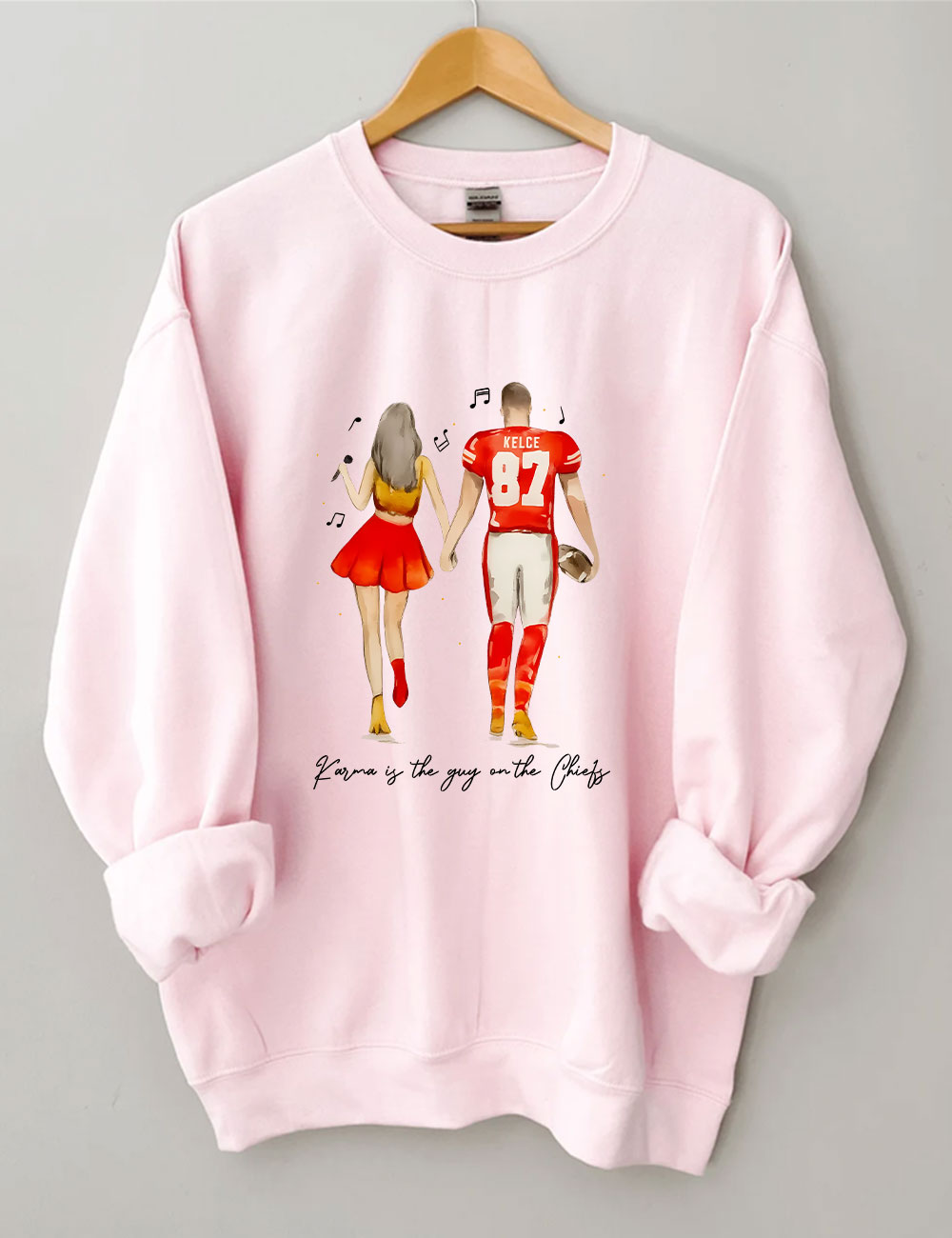 Taylor and Travis Chiefs Football Sweatshirt