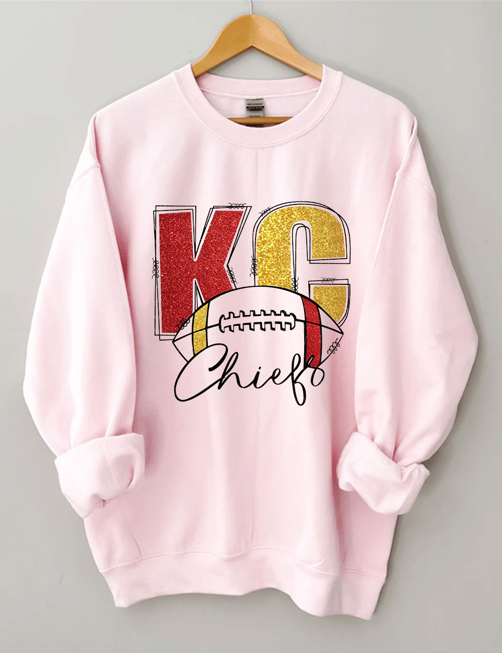 KC Chiefs Football Sweatshirt