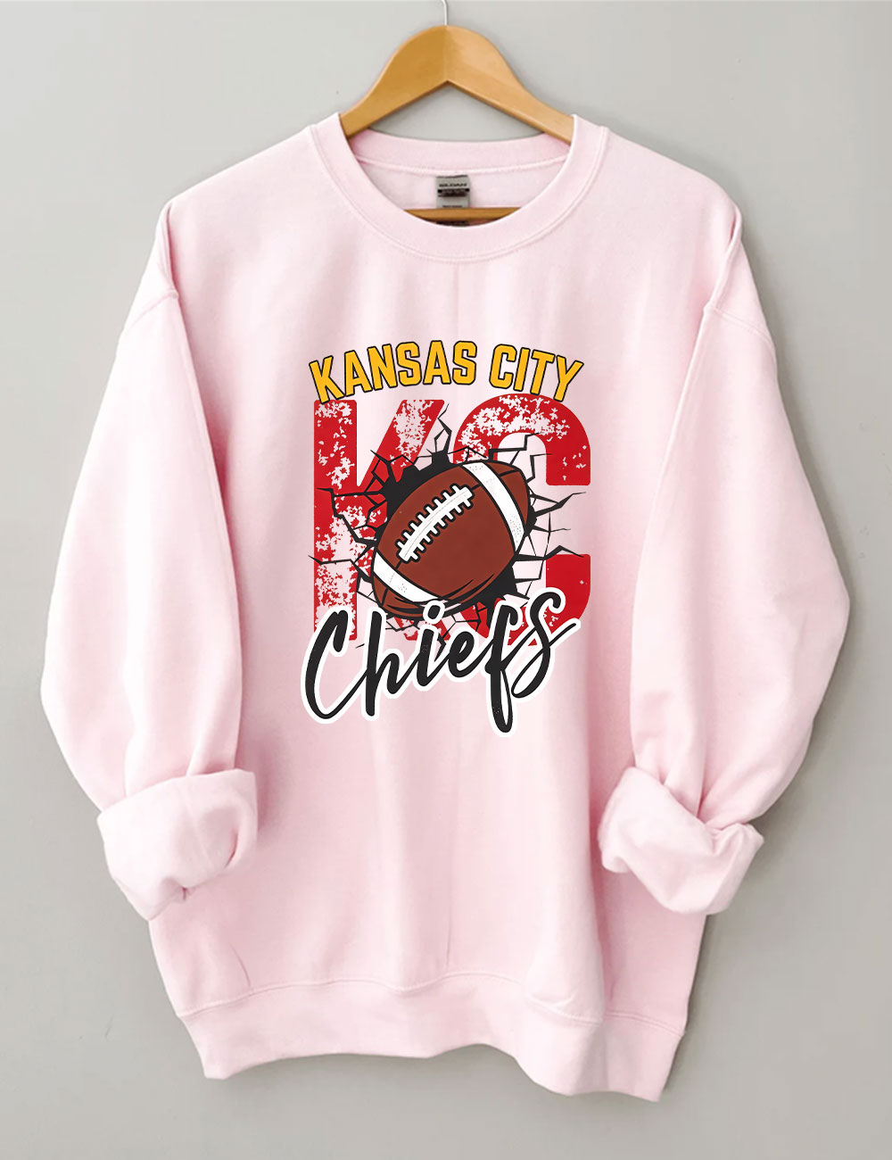Kansas City Chiefs Football Helmet Sweatshirt