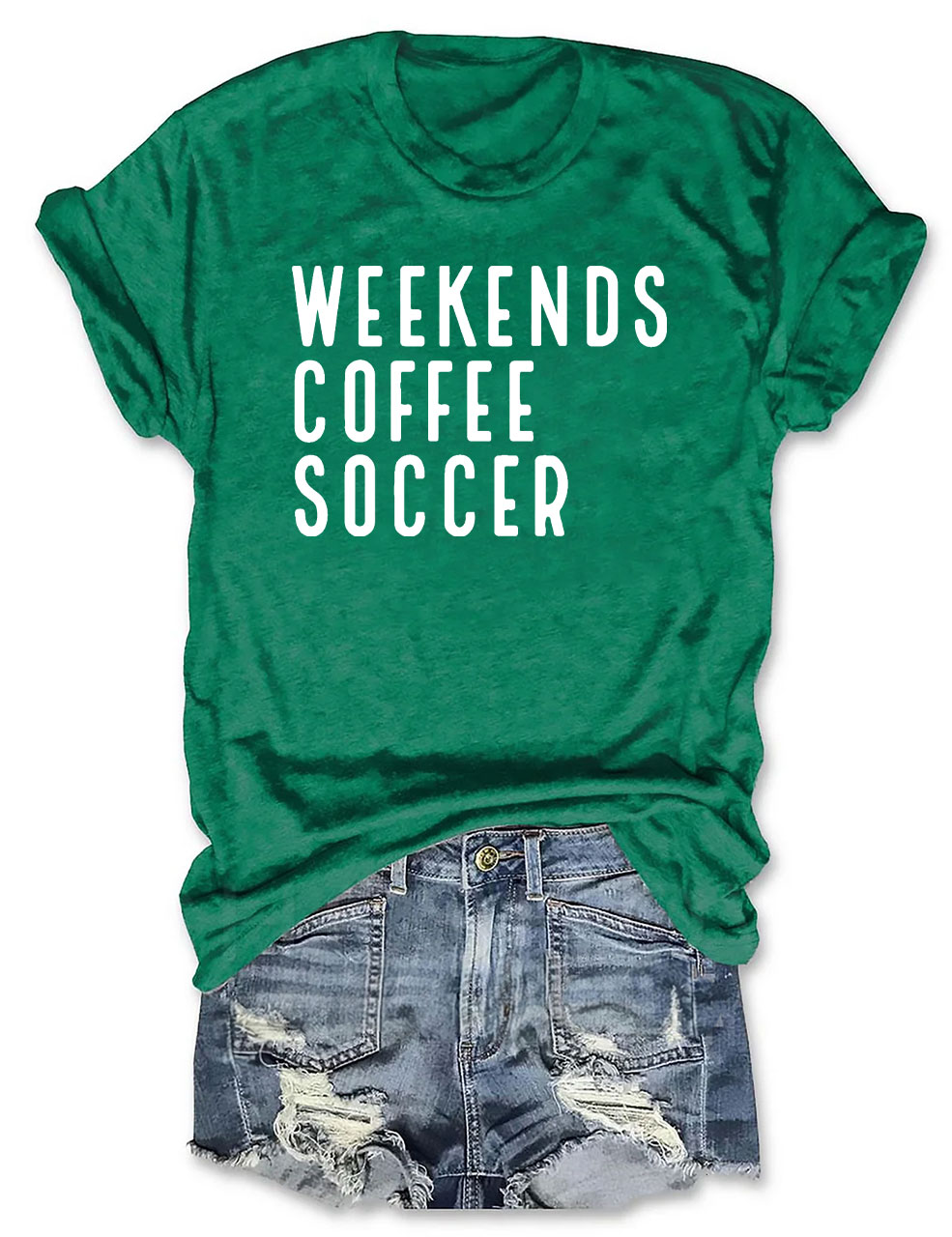 Weekend Coffee Football T-shirt