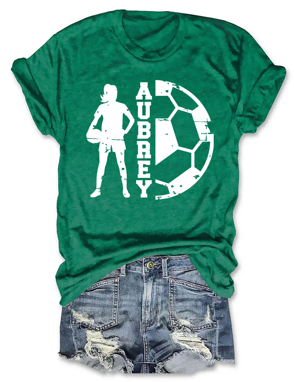 Girls Football Custom T-shirt
