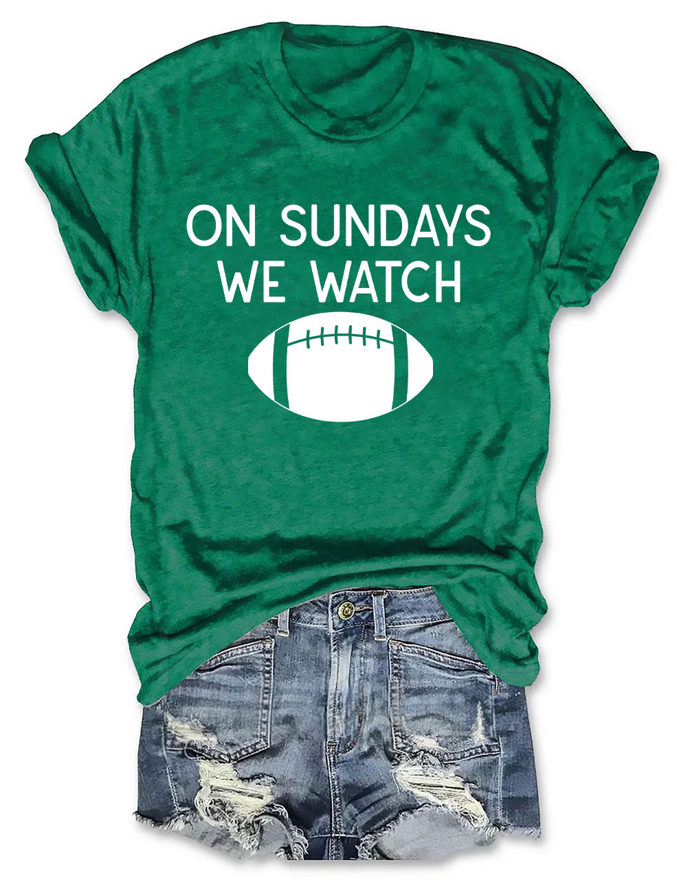 On Sundays We Watch Football T-Shirt