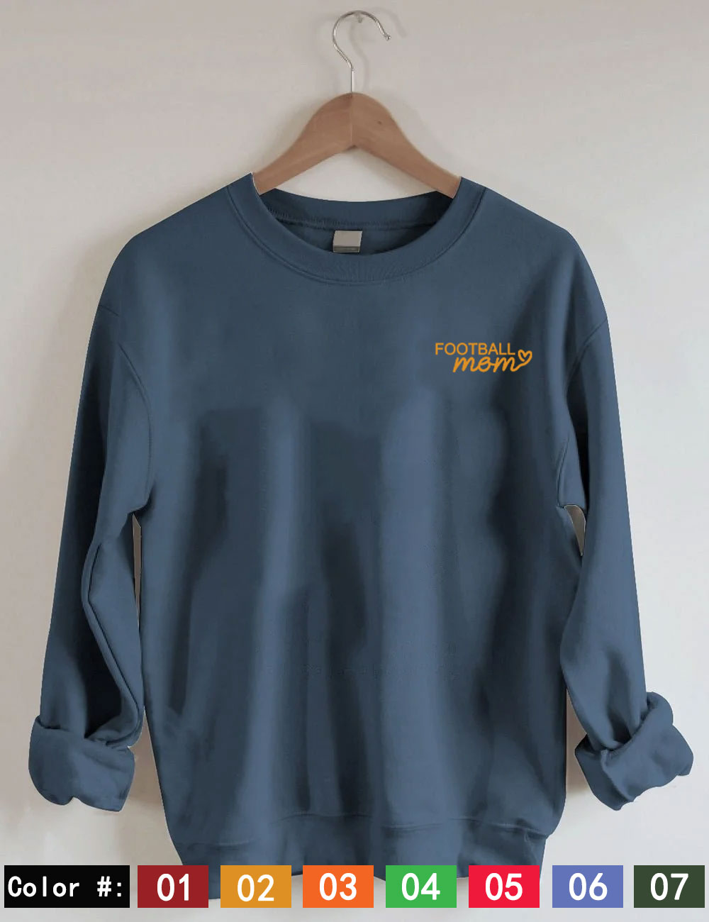 Custom Football Mom Sweatshirt