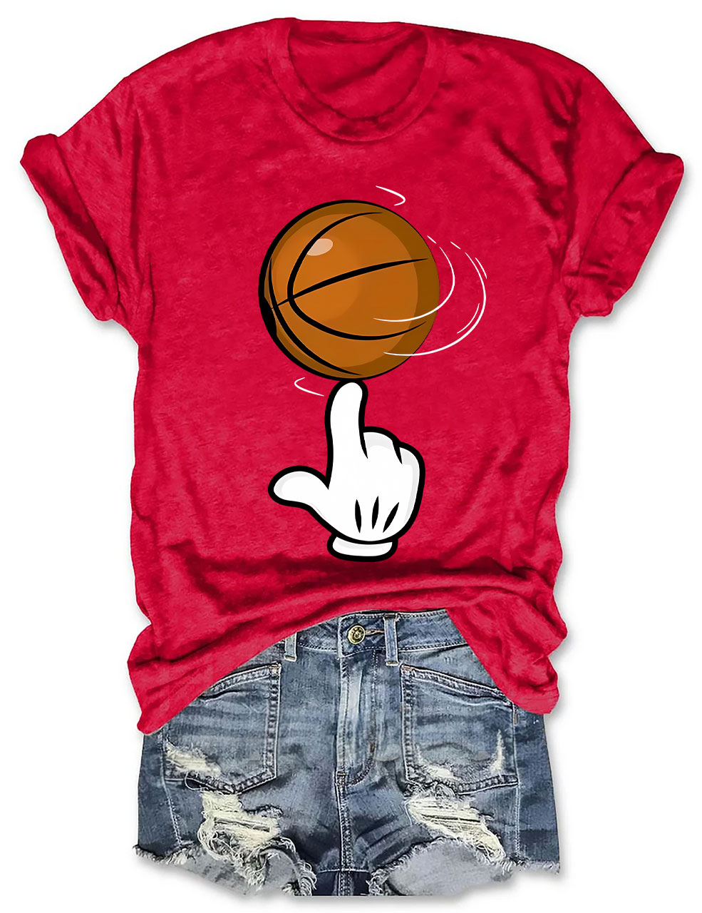Basketball Finger T-shirt