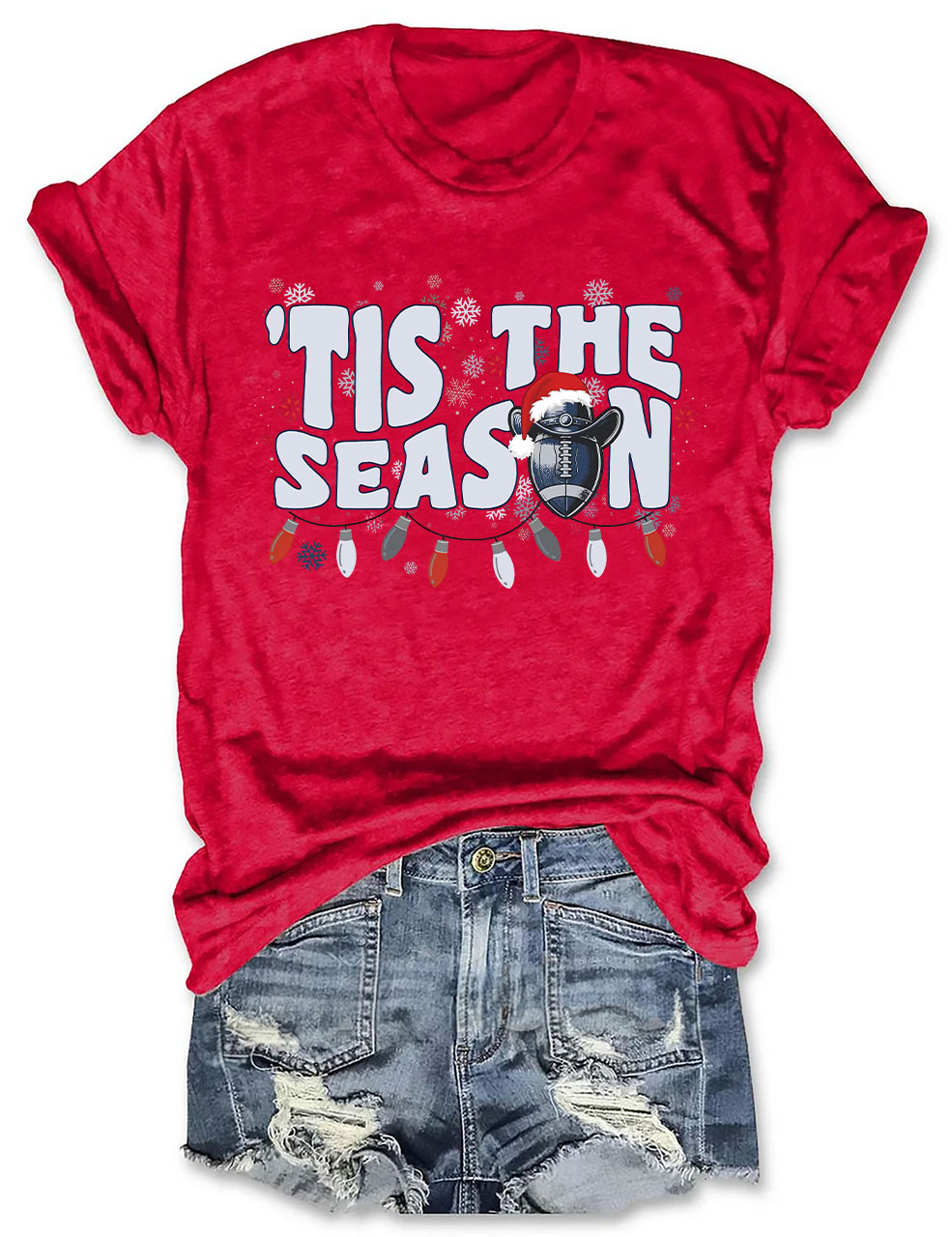Christmas Dallas Football T-Shirt