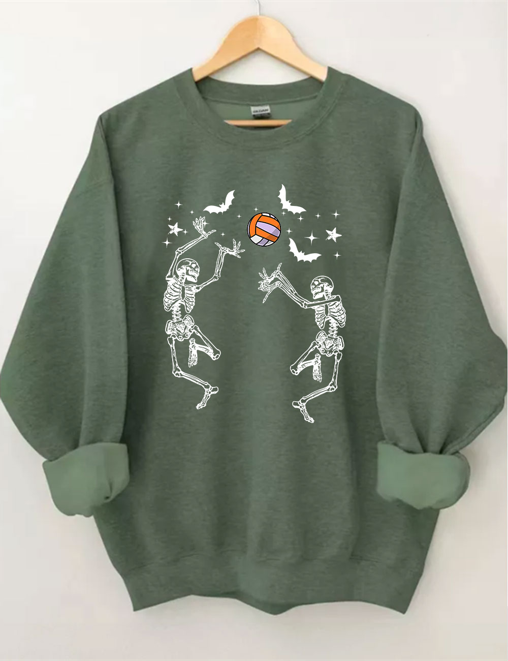 [ͼƬ] Dancing Skeletons Funny Halloween Volleyball Sweatshirt
