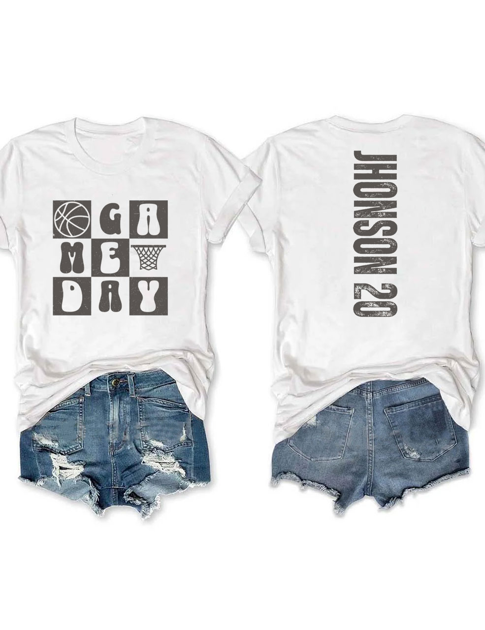 Custom Basketball Game Day T-shirt