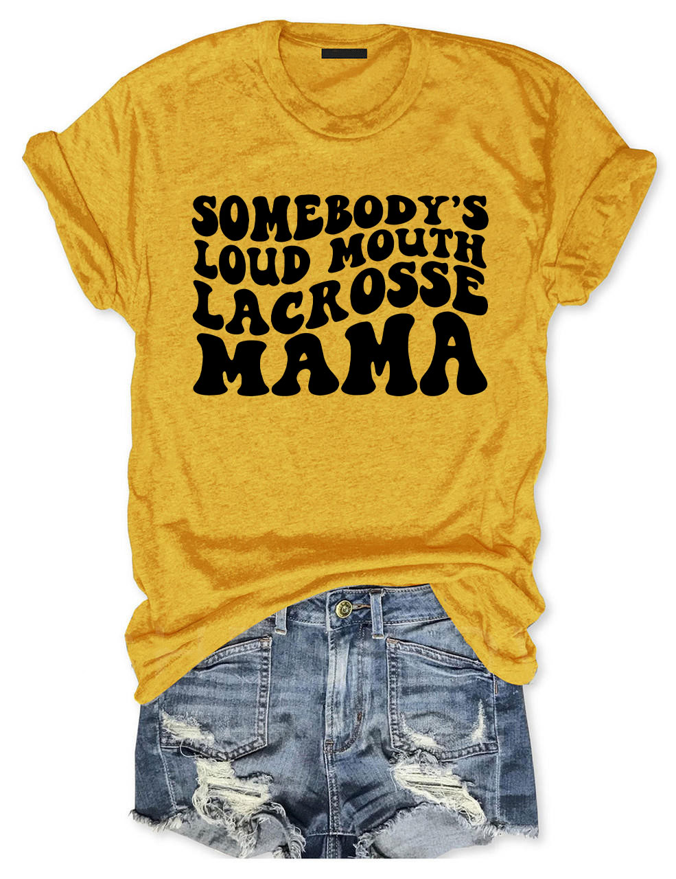 Somebody's Loud Mouth  Lacrosse Mama Funny T-shirt