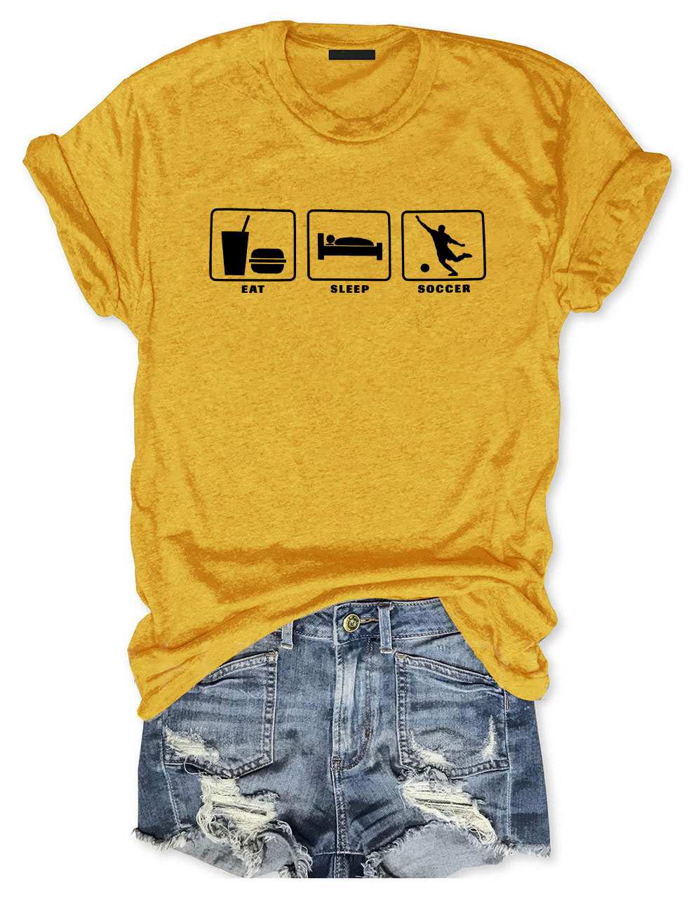 Eat Sleep Soccer Funny T-Shirt