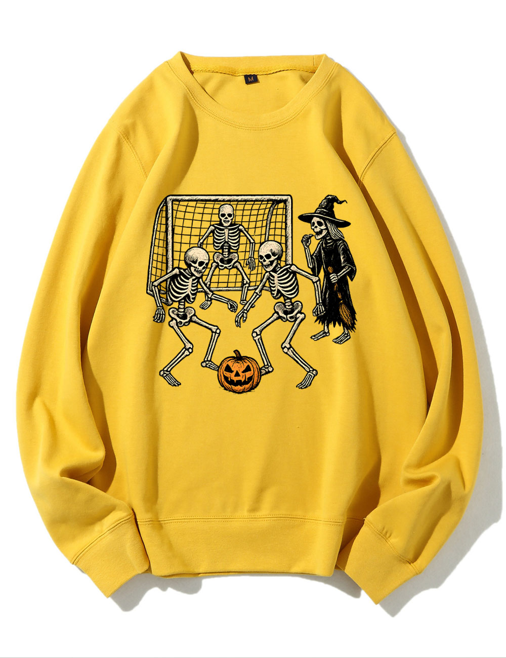 Skeletons Playing Soccer Funny Sweatshirt