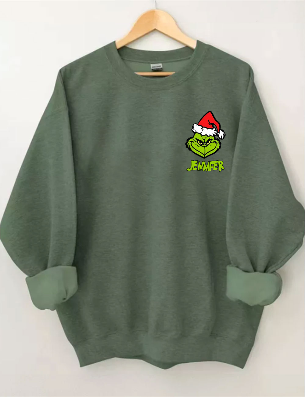 Custom Name Grinch Family Sweatshirt