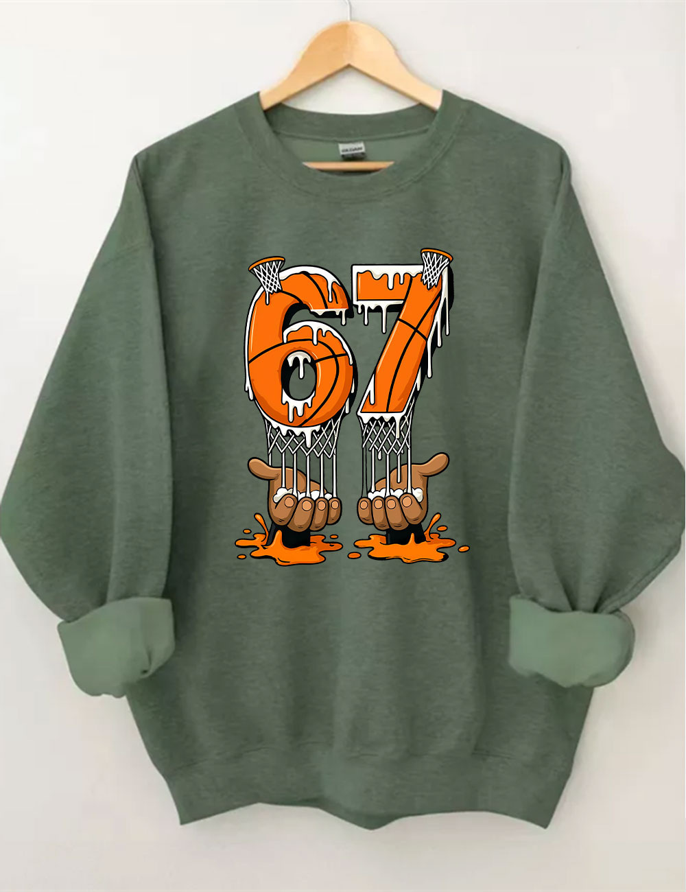 Trendy 67 Basketball Sweatshirt