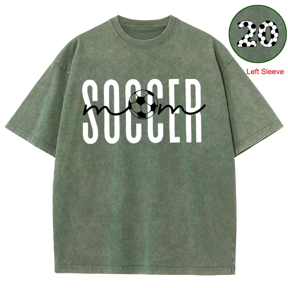 Soccer Mom Custom Sleeve T-shirt