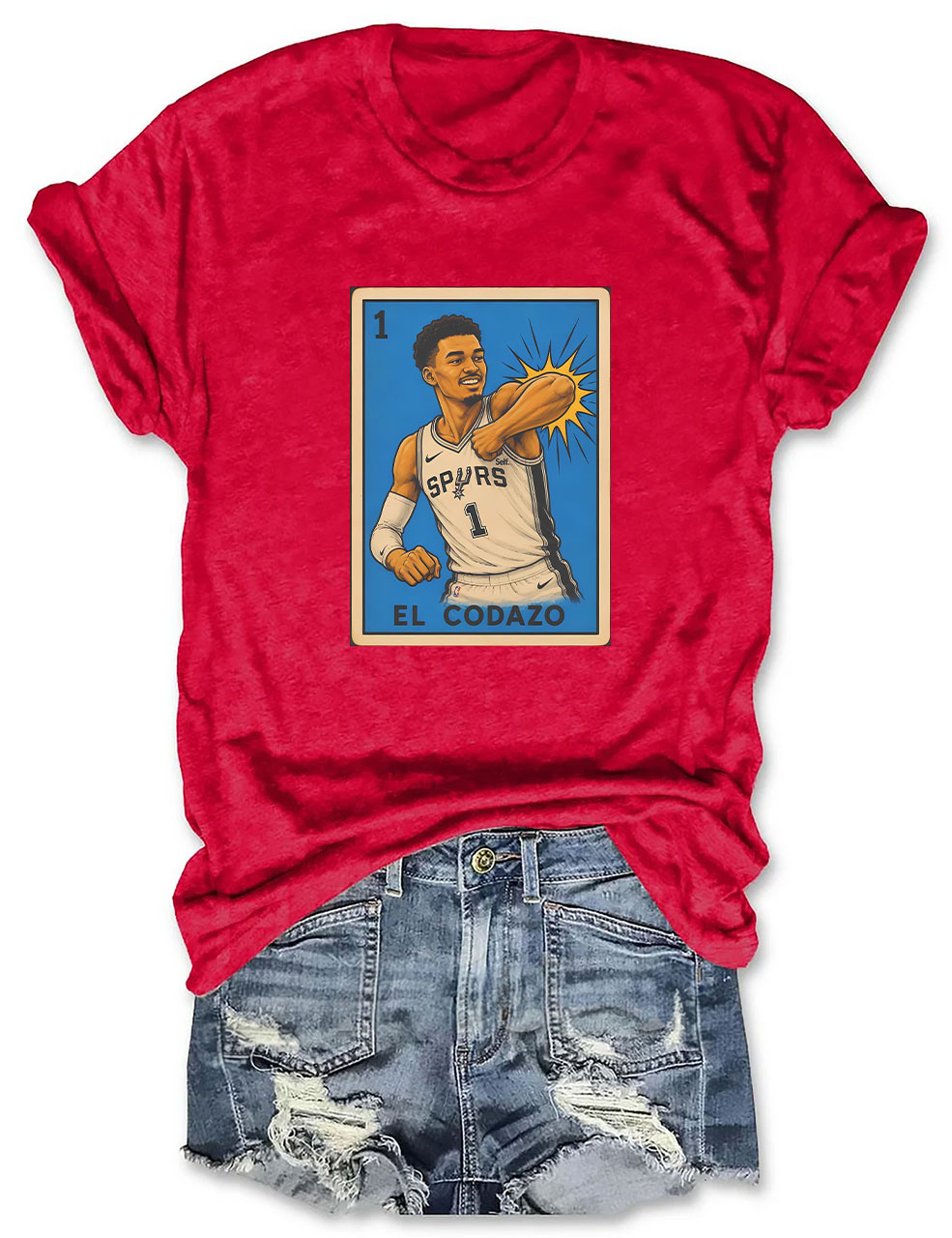 El Codazo Spurs Funny Basketball T-shirt