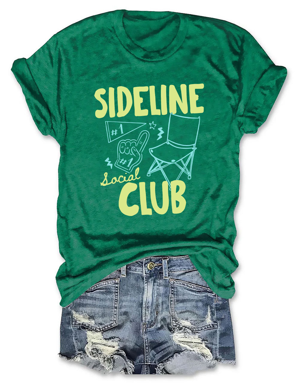 Custom Sideline Social Club Softball T-shirt
