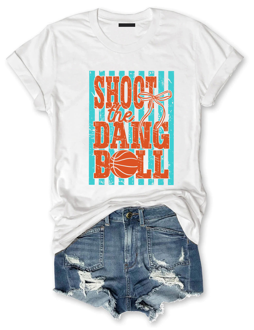 Shoot The Dang Ball Funny Basketball T-Shirt