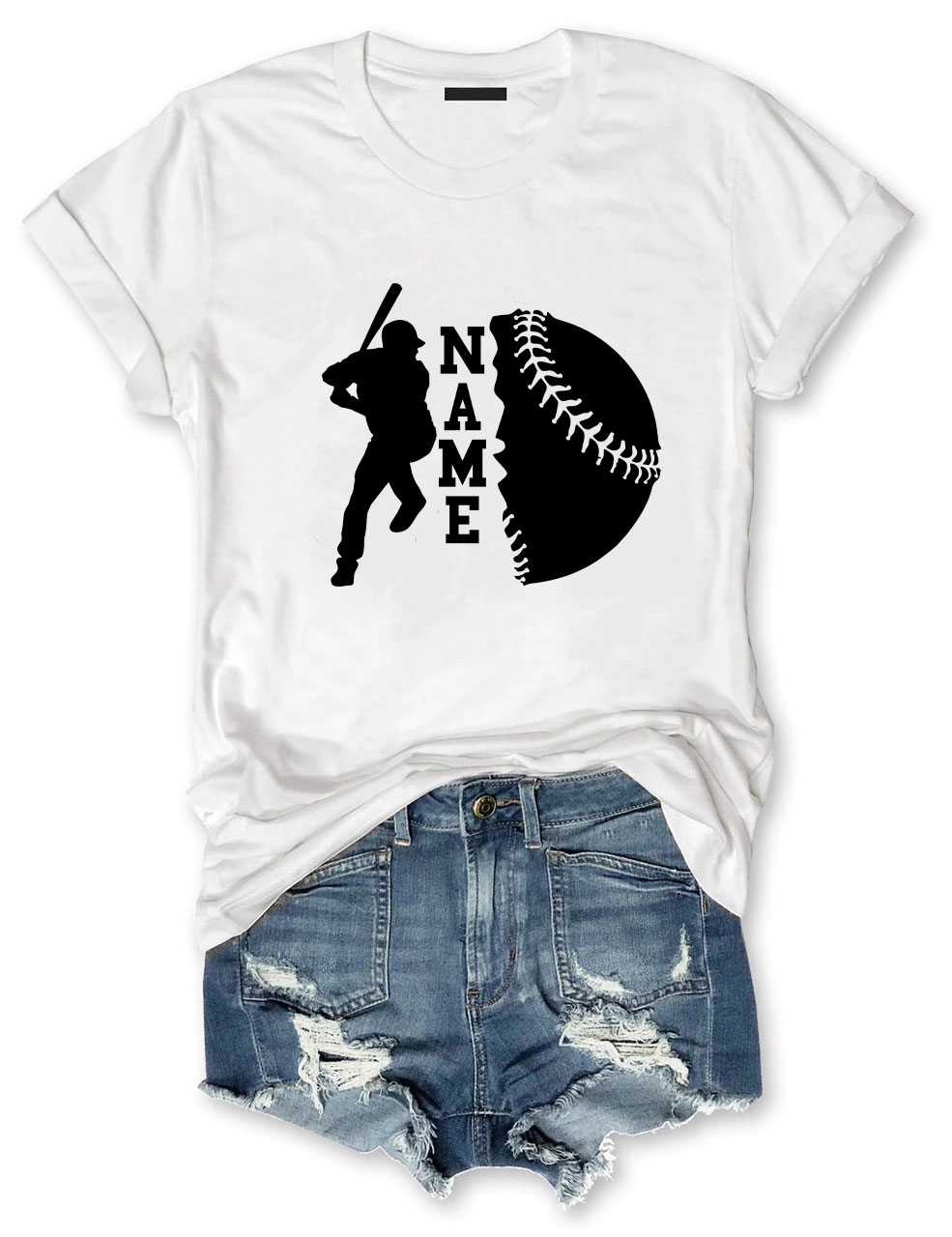Custom Name Baseball T-shirt
