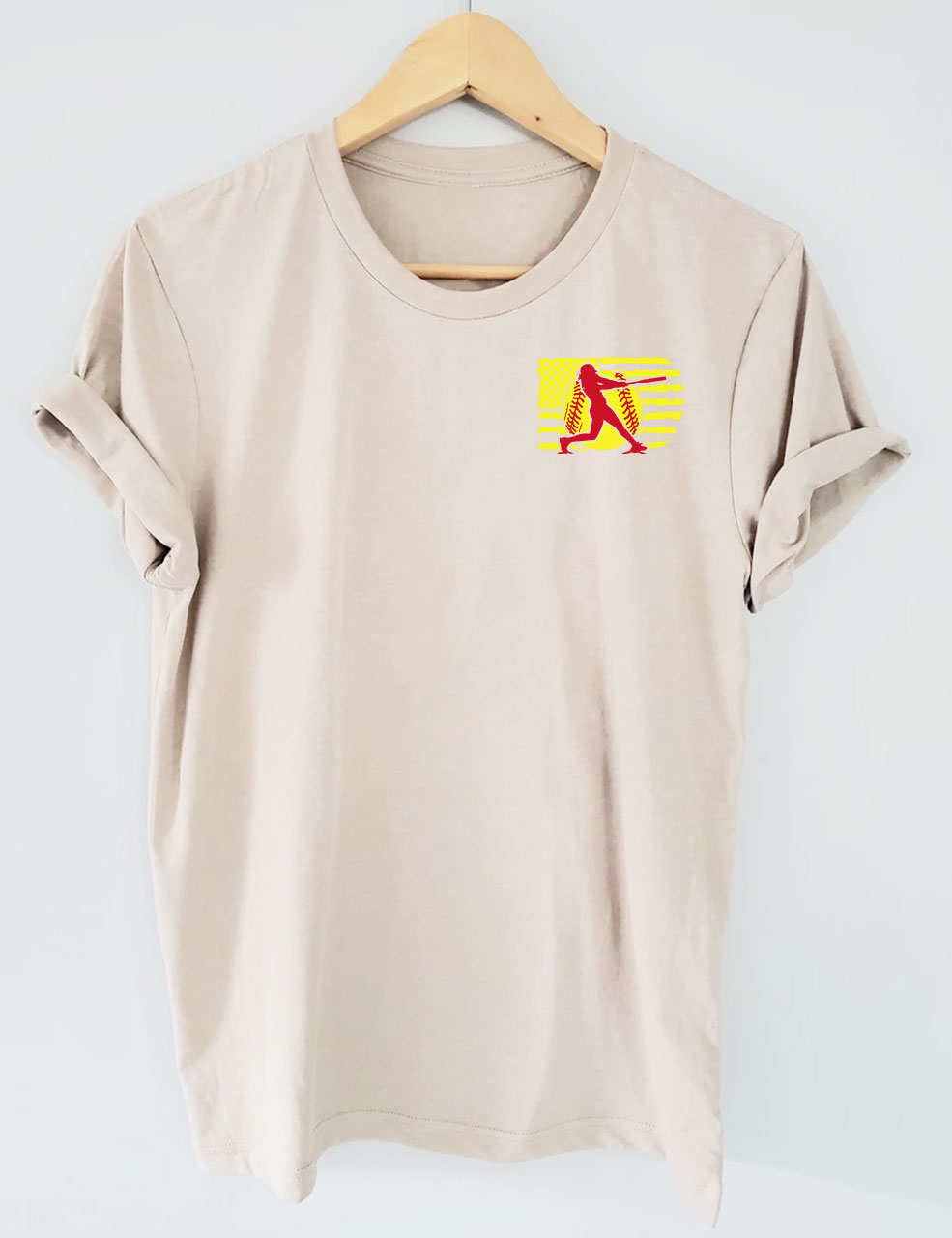 Custom Softball Dad T-Shirt