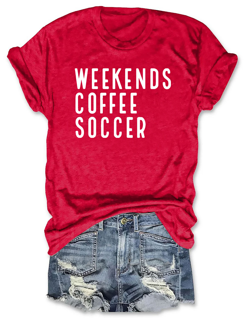 Weekend Coffee Football T-shirt