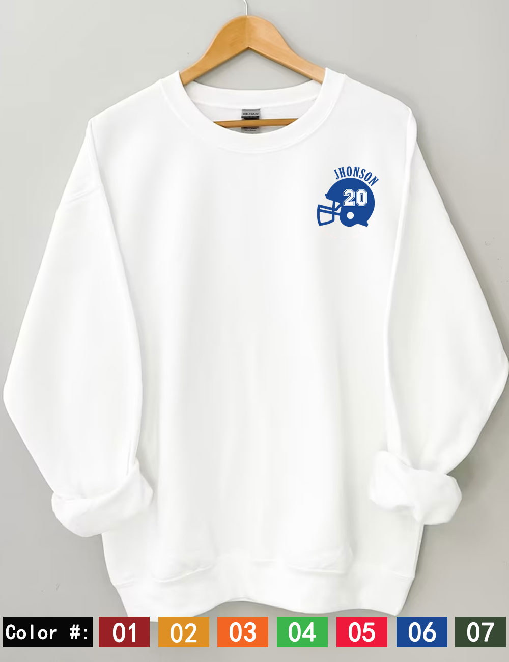 Custom Football Sweatshirt