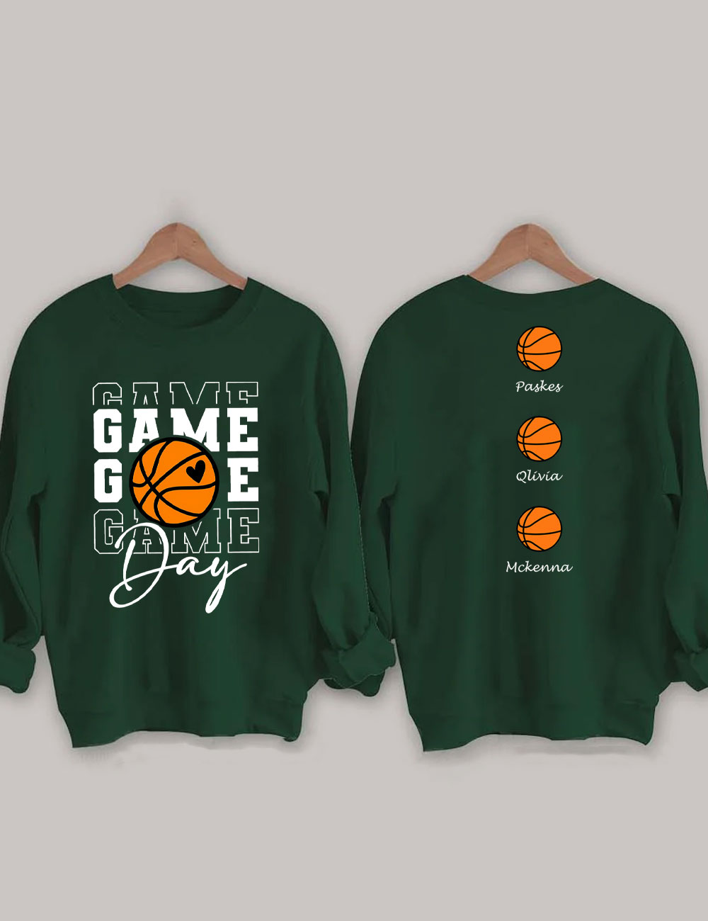 Custom Basketball Game Day Sweatshirt