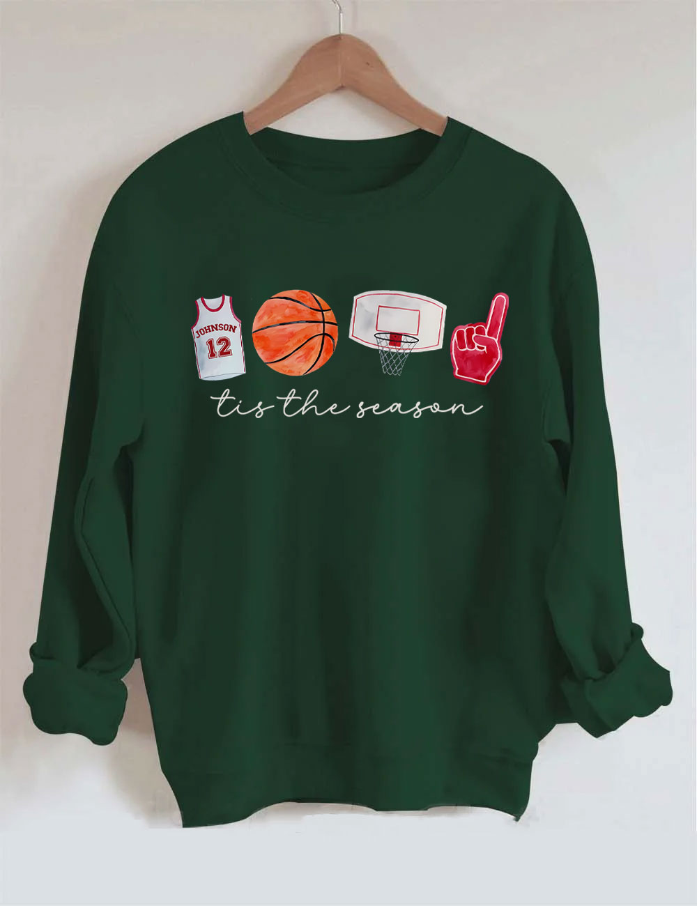 Custom Basketball Tis the Season Sweatshirt
