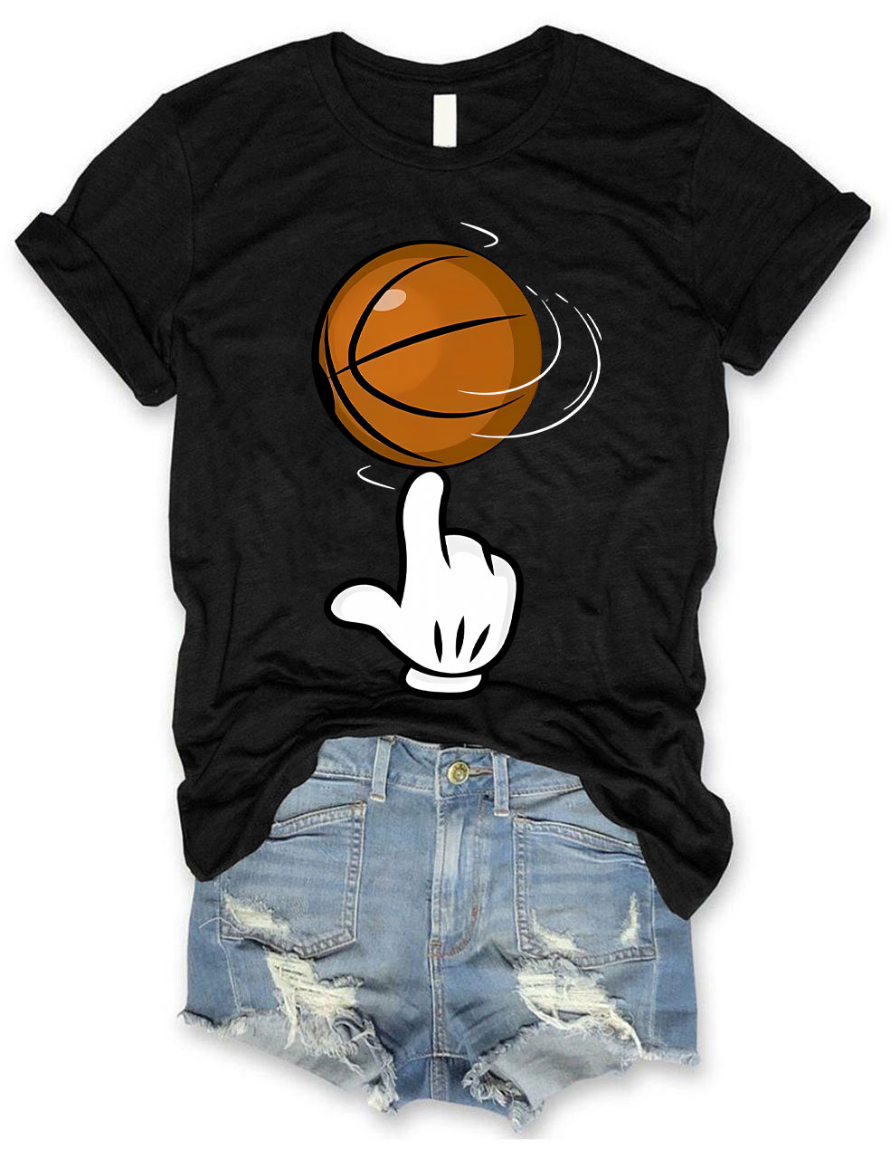 Basketball Finger T-shirt