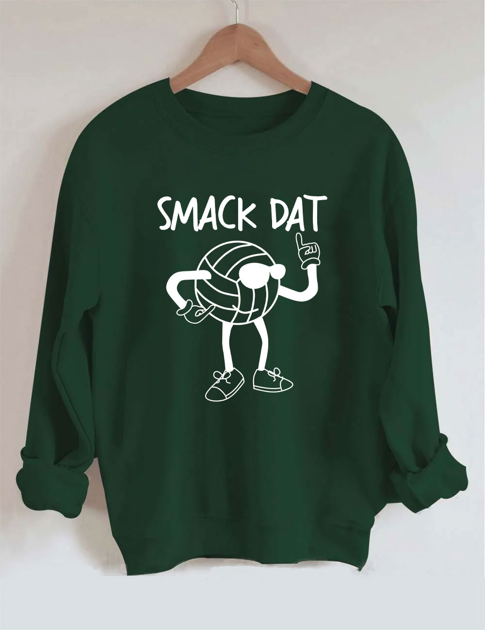 Smack Dat Volleyball Player Sweatshirt