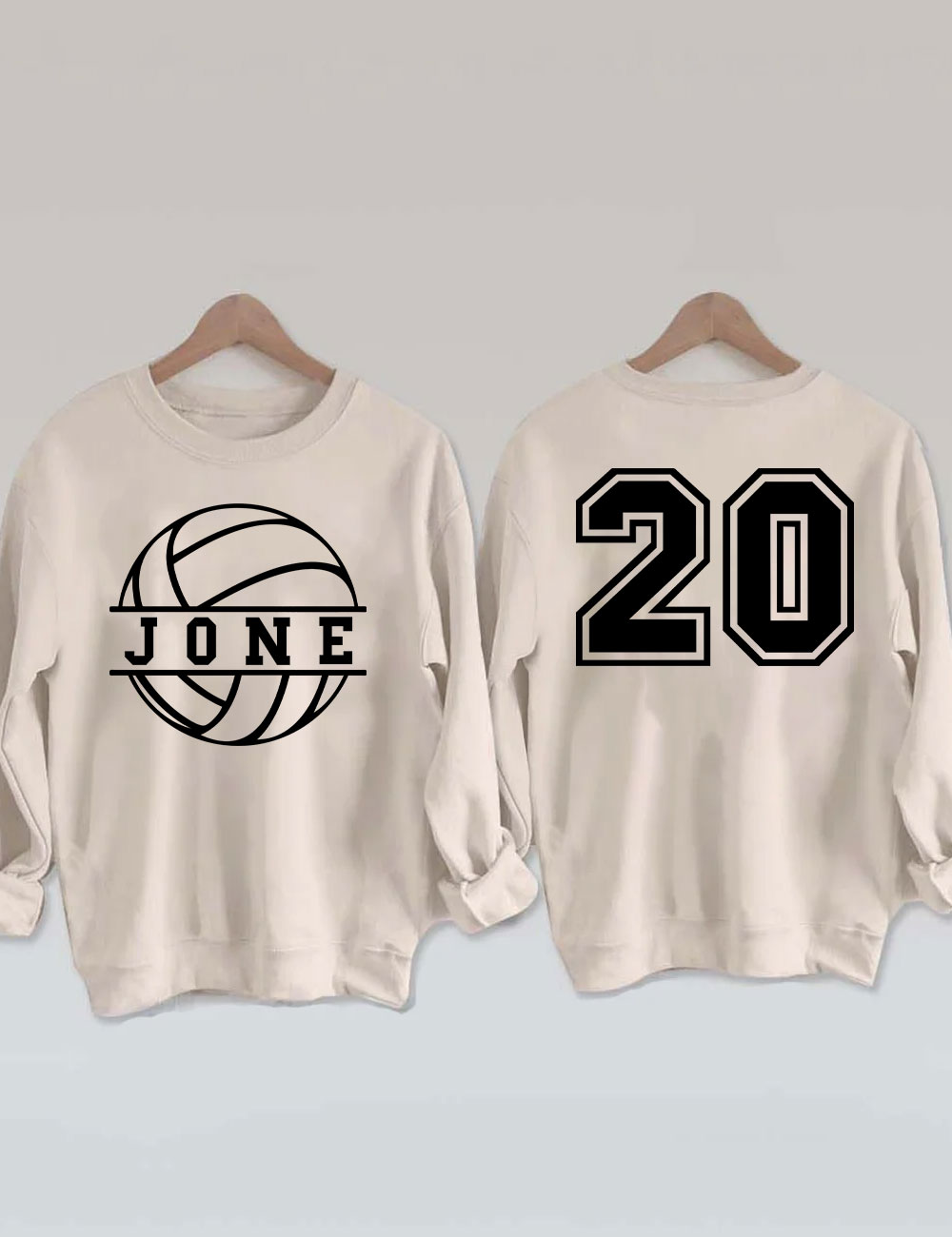 Volleyball Custom Name And Number Sweatshirt