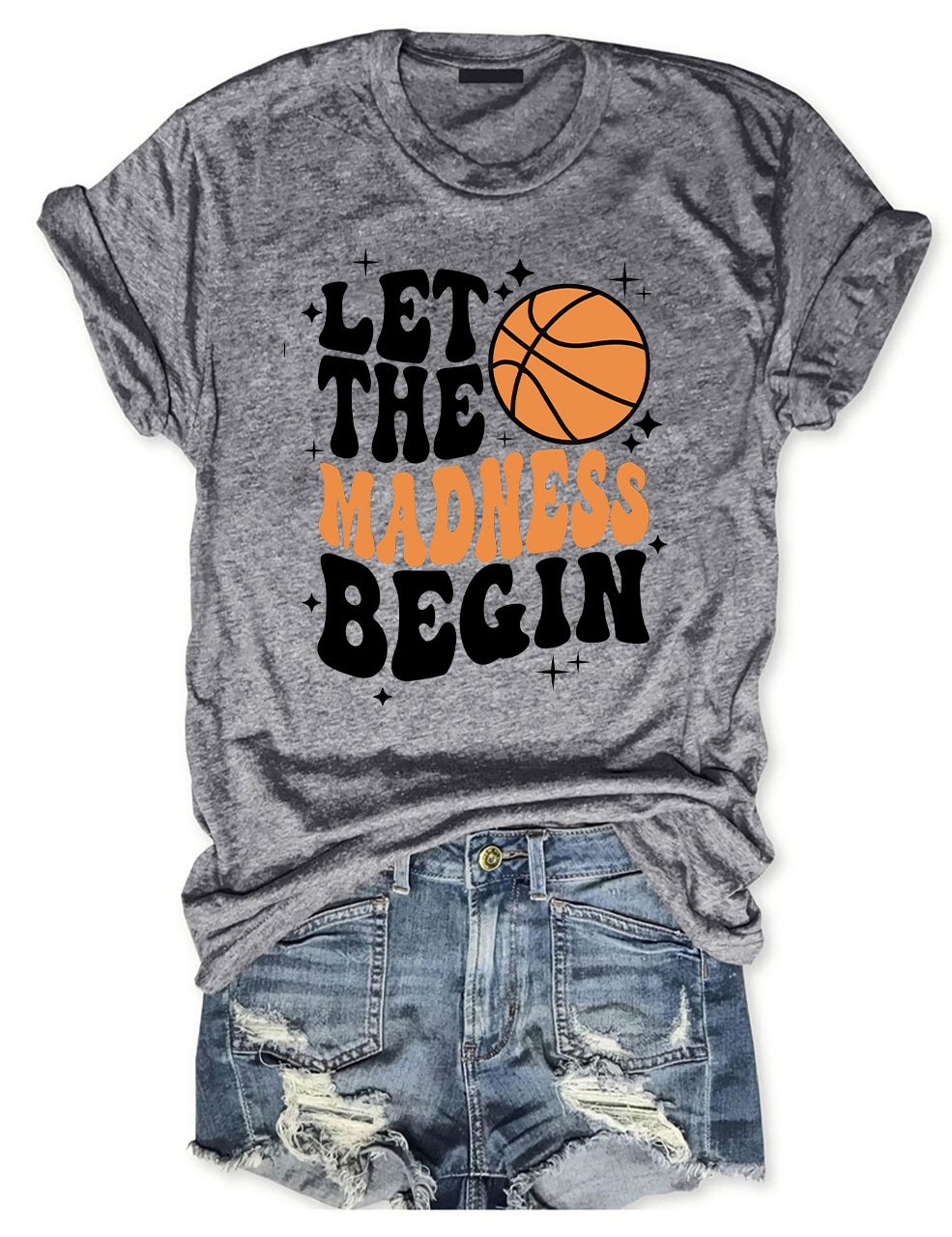 Let The Madness Begin Basketball T-shirt