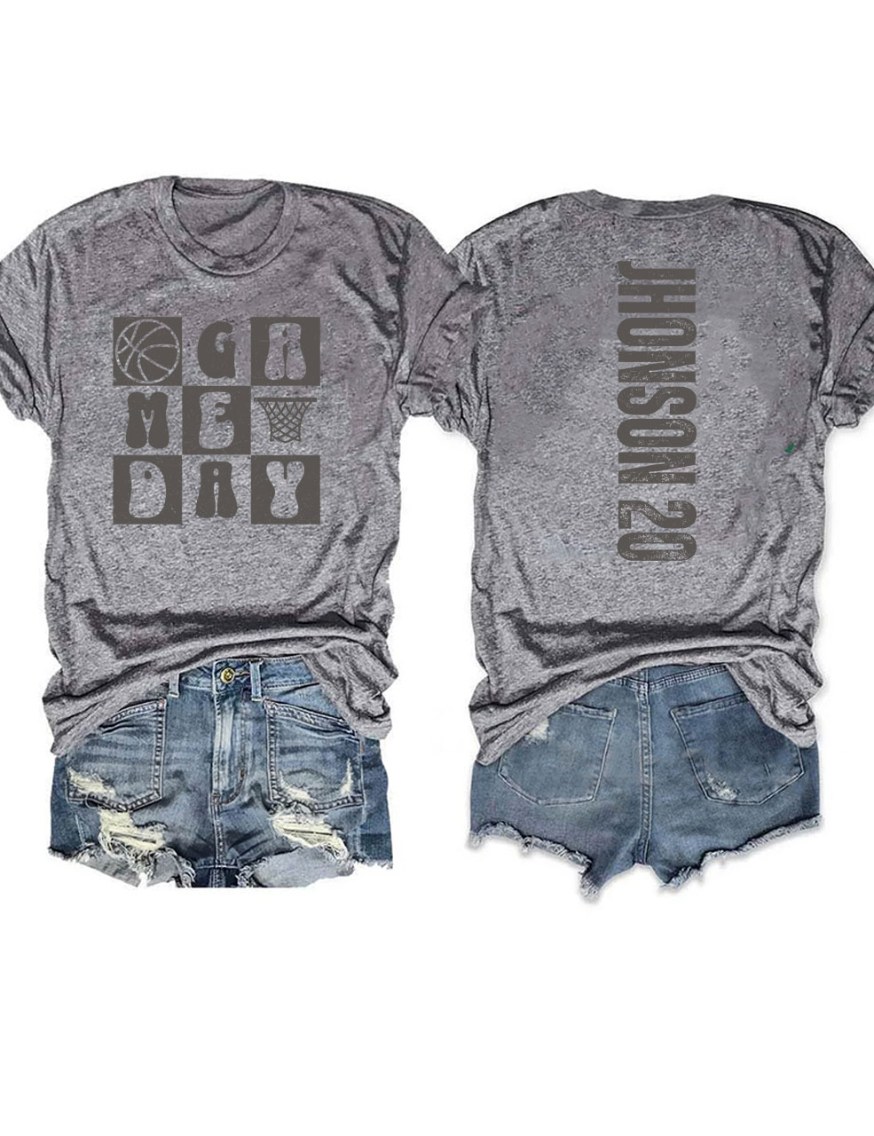 Custom Basketball Game Day T-shirt