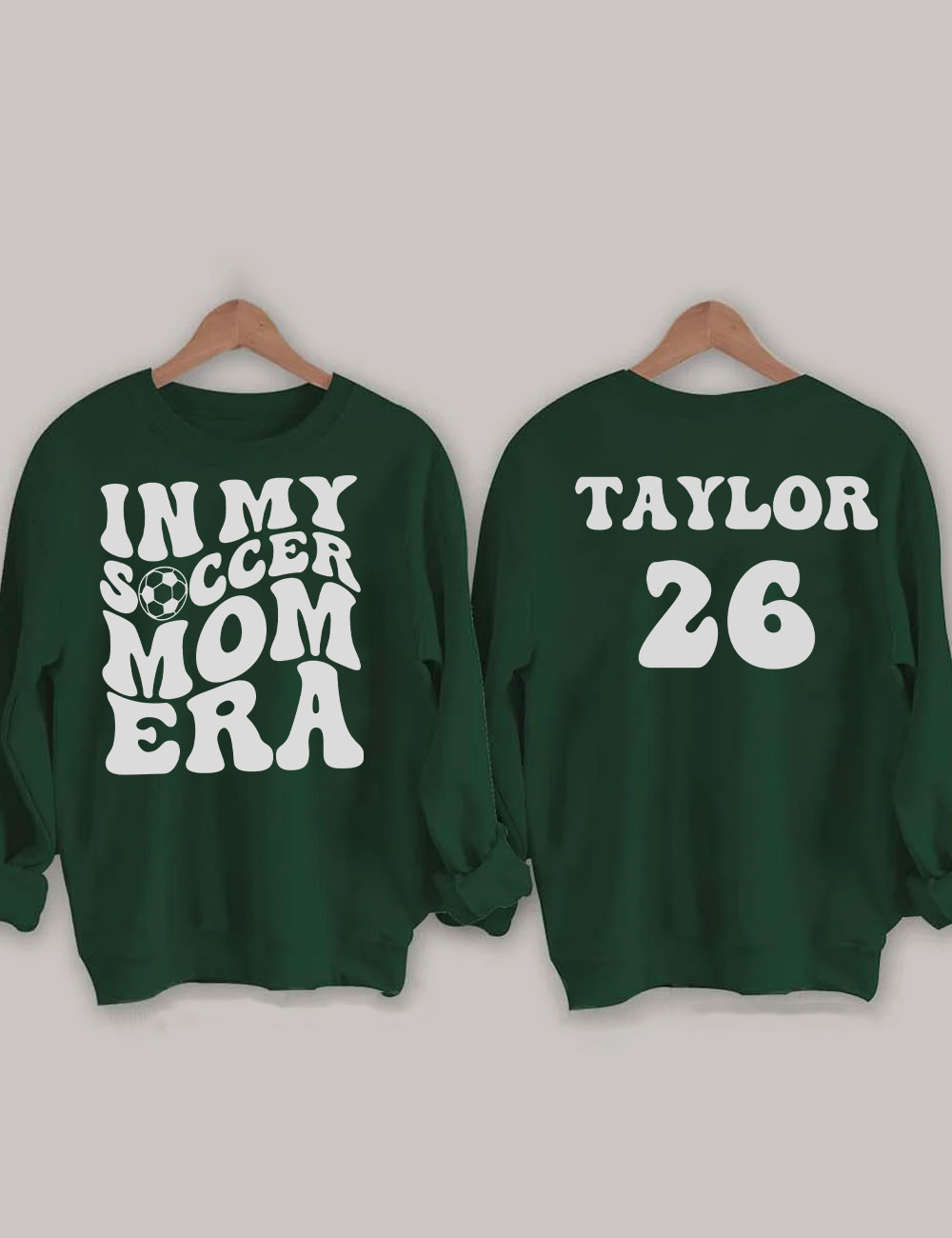 Custom In My Soccer Mom Ear Sweatshirt