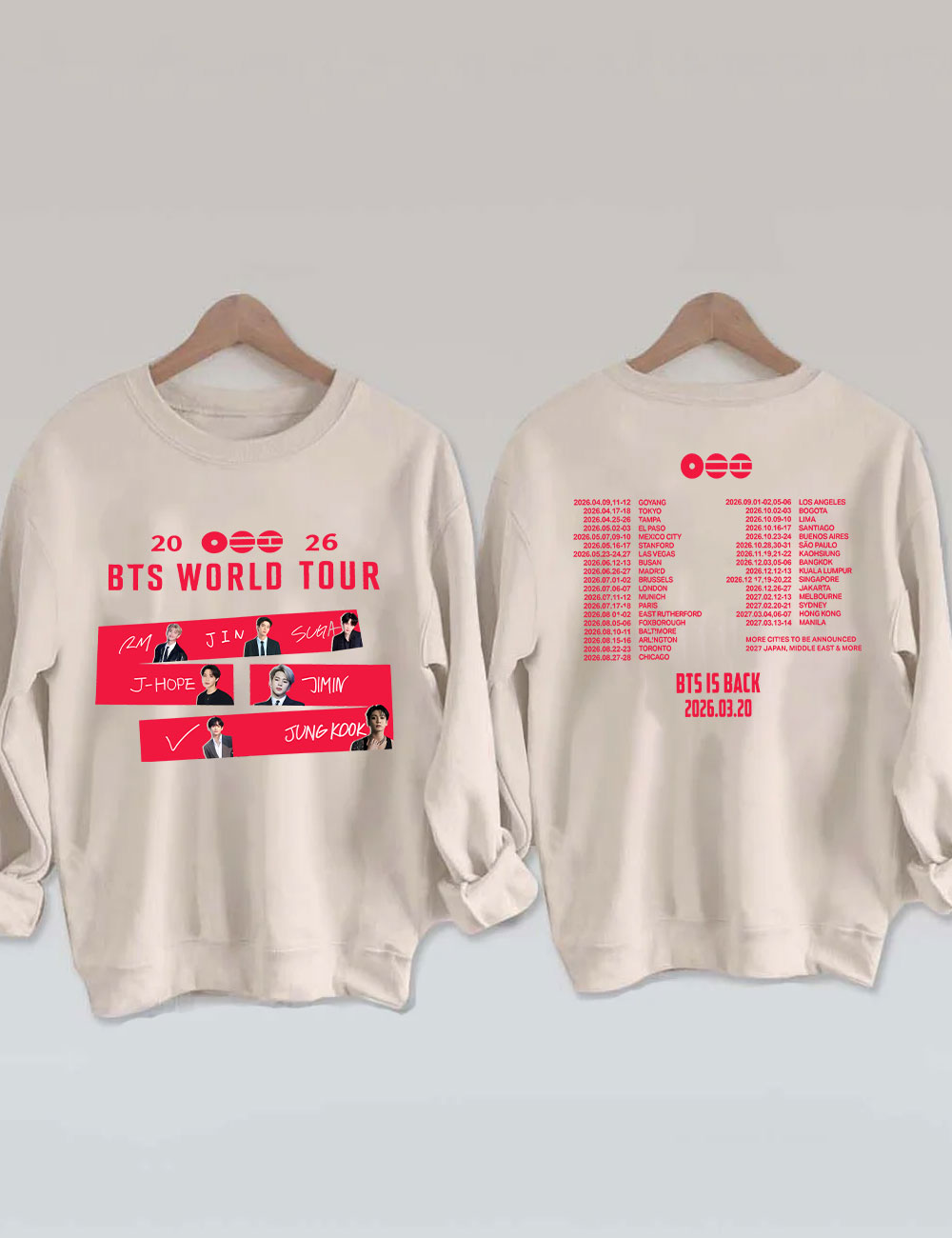 Boy Band BTS Kpop Sweatshirt