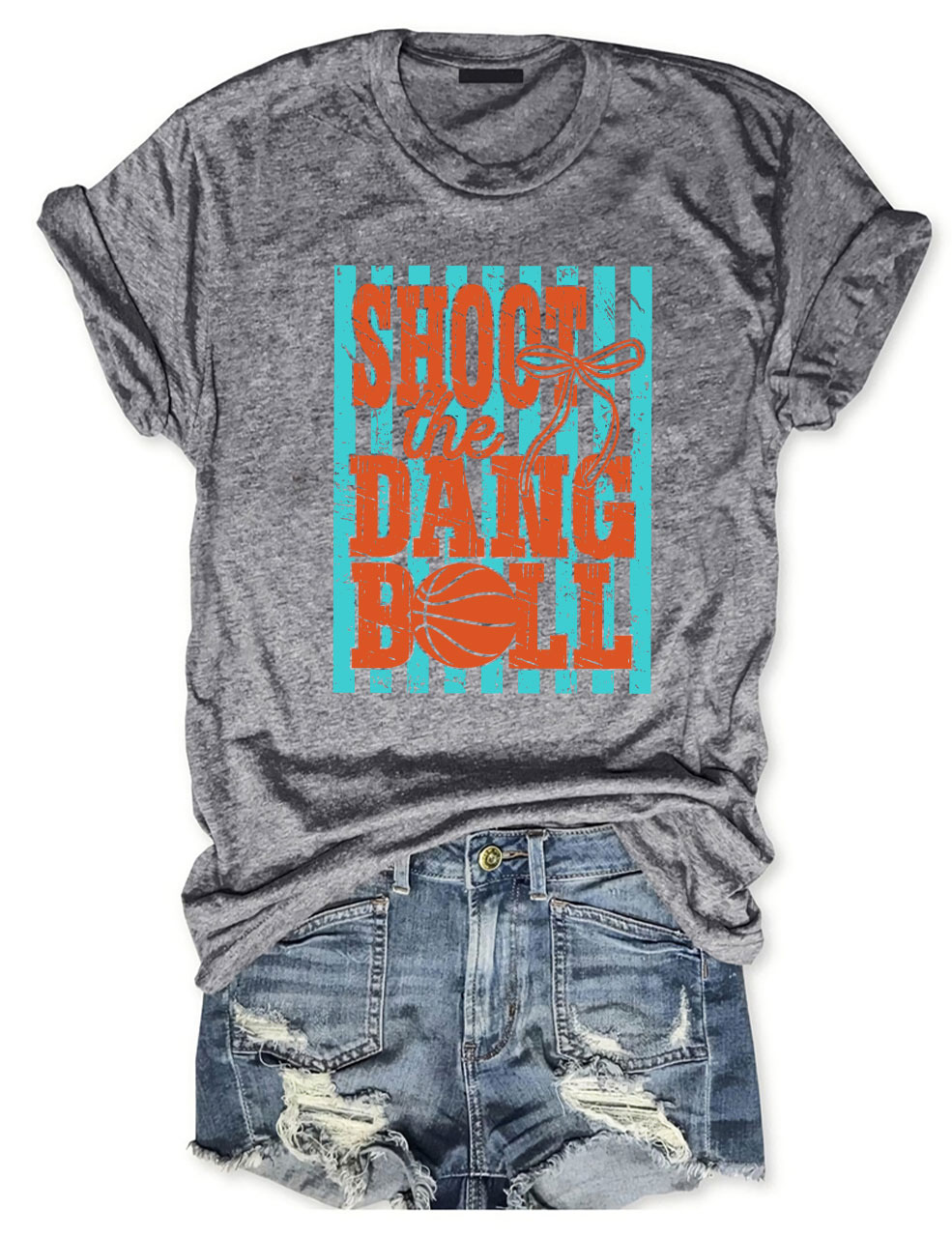 Shoot The Dang Ball Funny Basketball T-Shirt