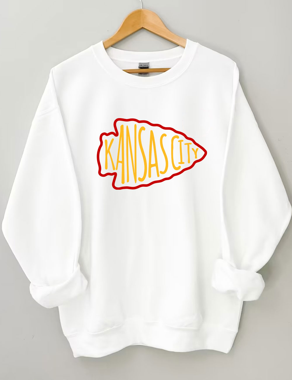 KC Chiefs Arrowhead Football Sweatshirt