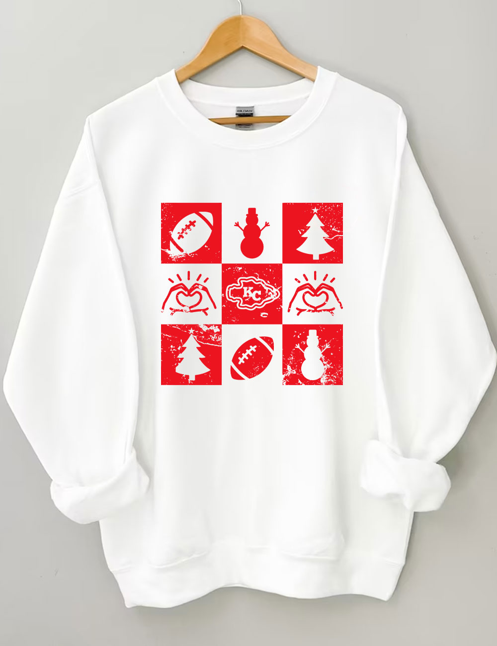 Chiefs Christmas Kansas City FootballSweatshirt