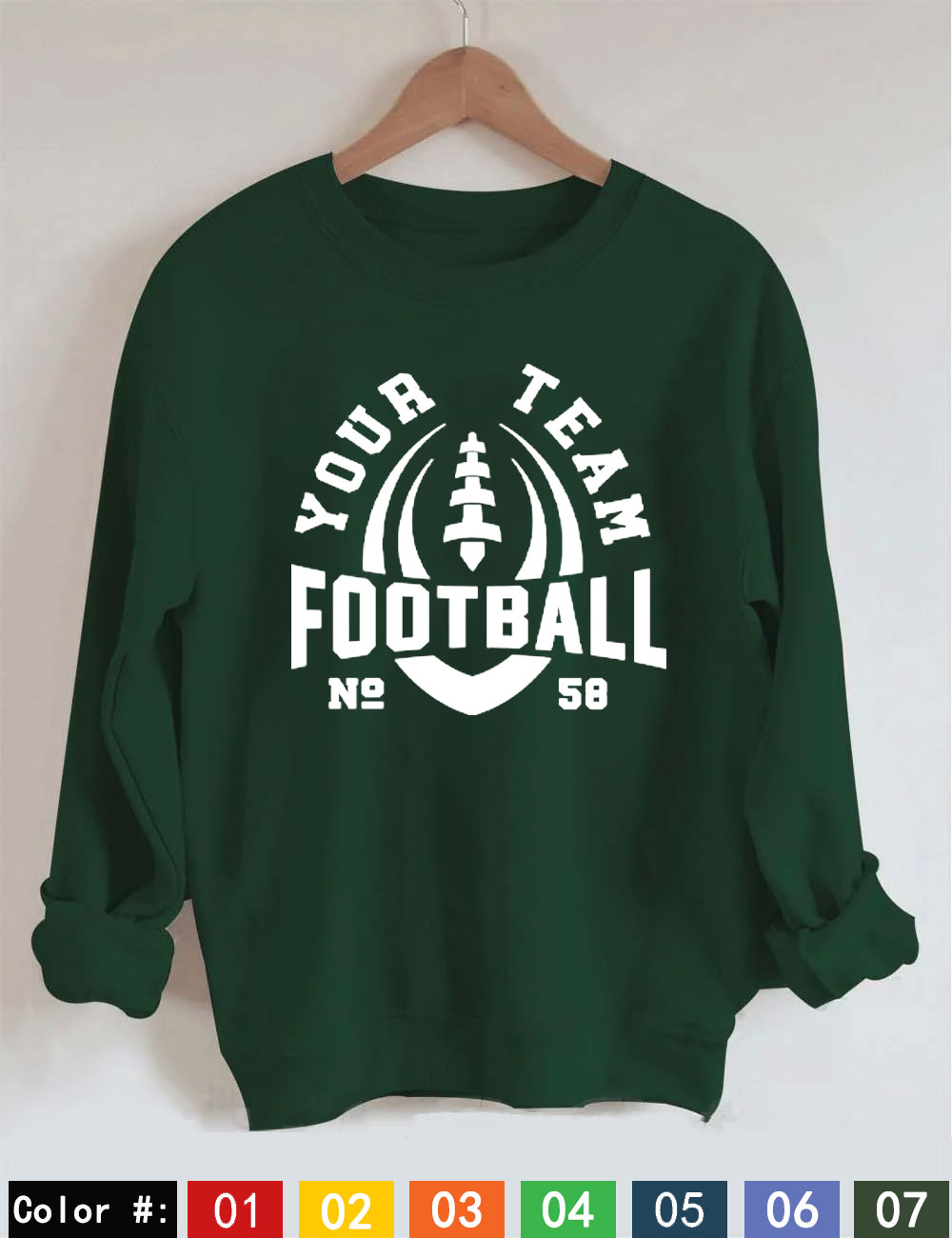 Football Custom Sweatshirt